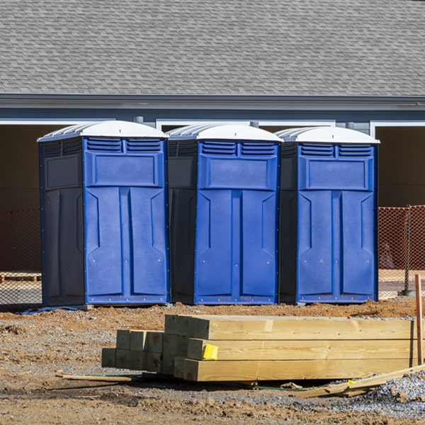 are there any restrictions on what items can be disposed of in the porta potties in Guthrie TX